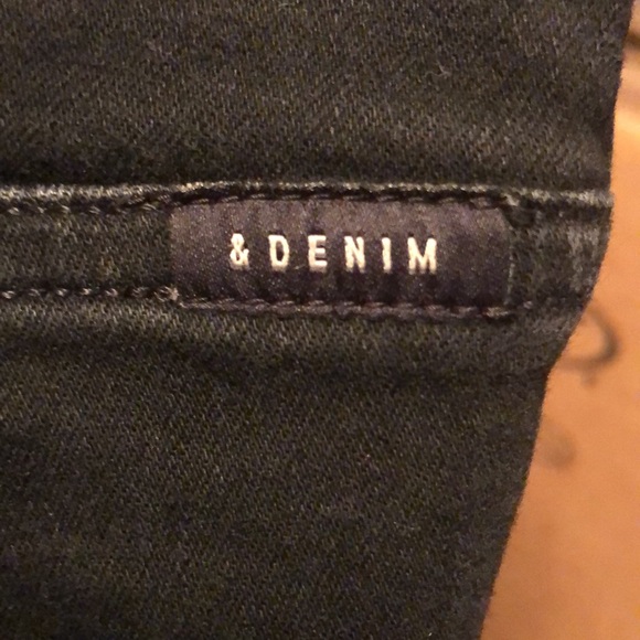 Super Skinny High Waist Ankle Length Black Denim Pants size 31 - Picture 4 of 8